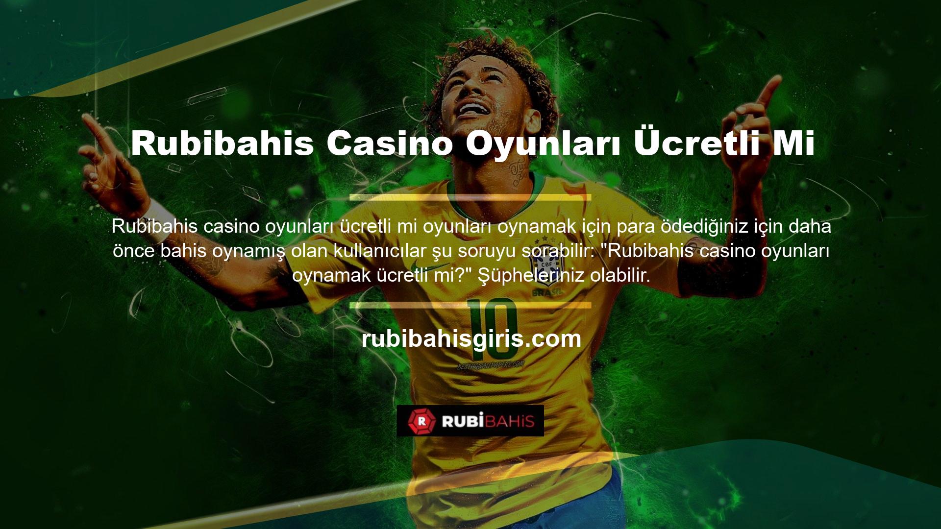 Rubibahis üyesi olarak bakiyenizi doldurduktan sonra Rubibahis bonusunuzu Rubibahis casino oyunlarında da kullanabilirsiniz