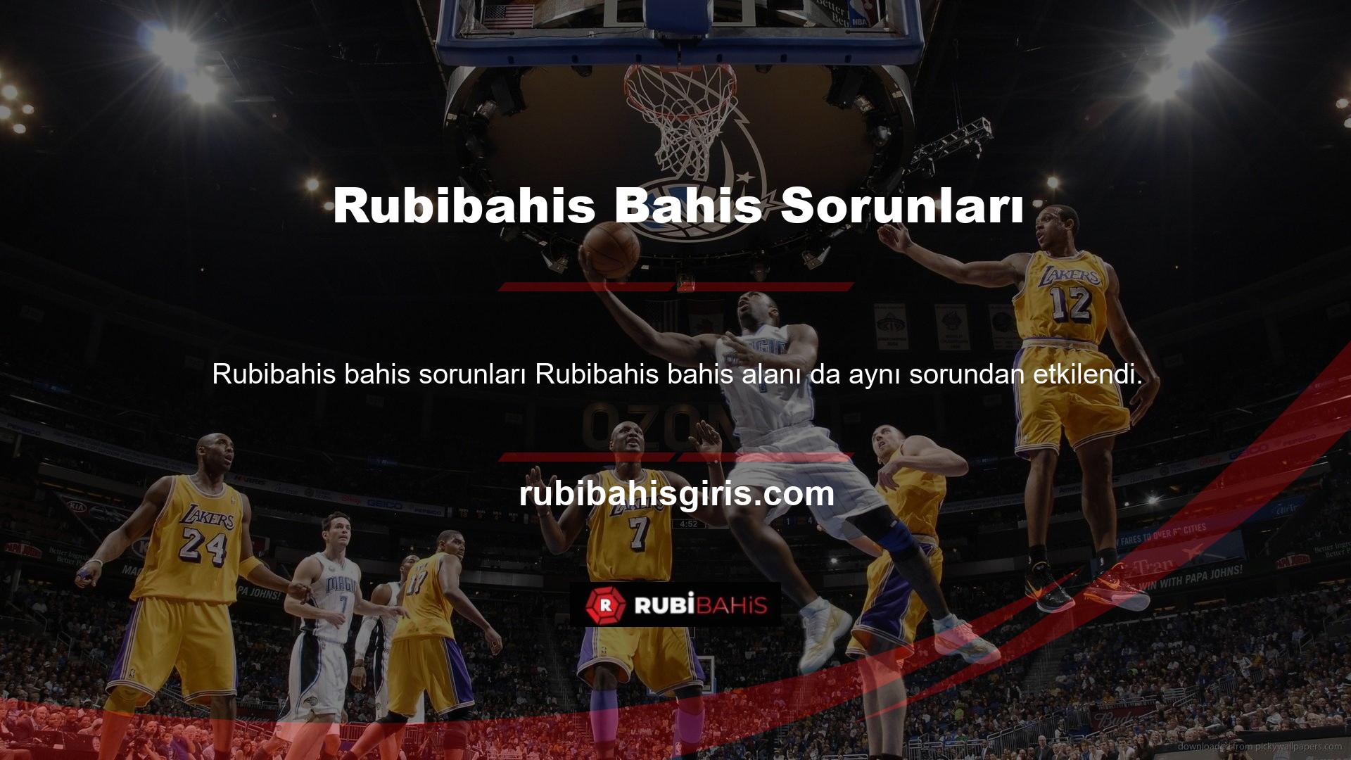 Bu nedenle Rubibahis yeni adresleri belirleyerek faaliyetlerine devam etti