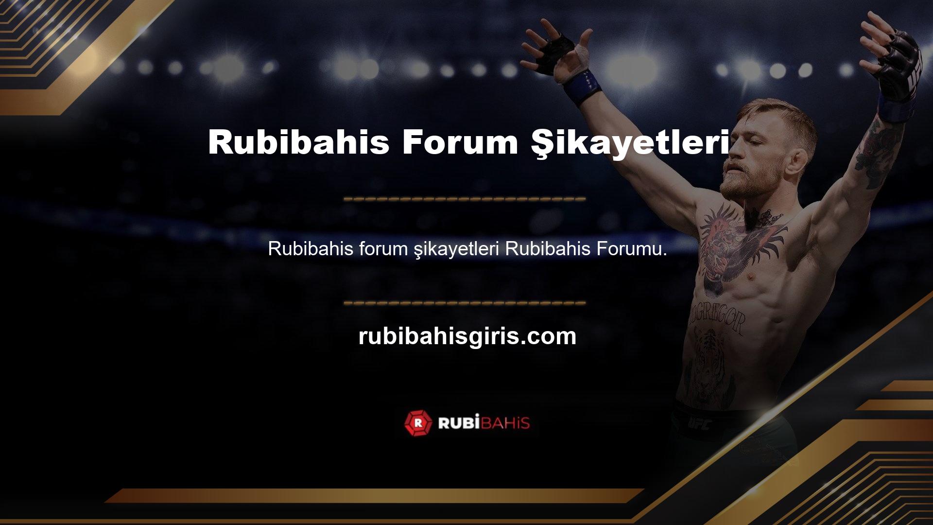 Bahis sitesi hakkındaki şikayetlere baktığımızda, Rubibahis şikayet forumu sorununun gerçekten ürettiğini görebiliyorduk