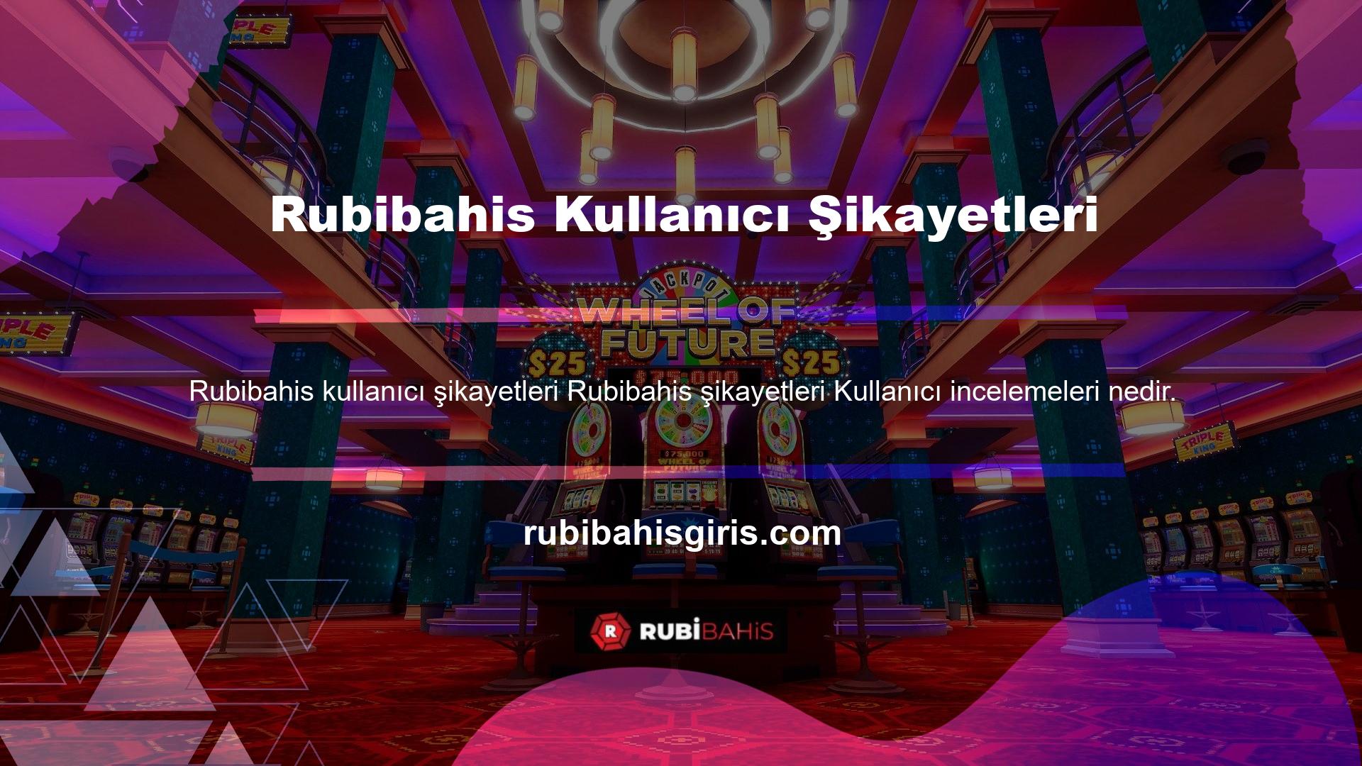 Bu oyunculara göre, özellikle canlı bir bahis ofisi ile hesap açmayı düşünenler, zaman zaman Rubibahis kullanıcı incelemeleri bize gönderilebilir